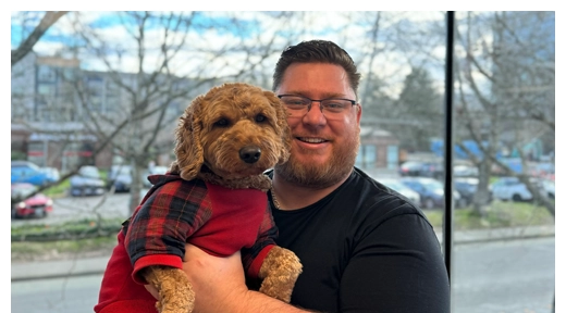 Chiropractor Redmond WA Cody Sandzimier With Dog